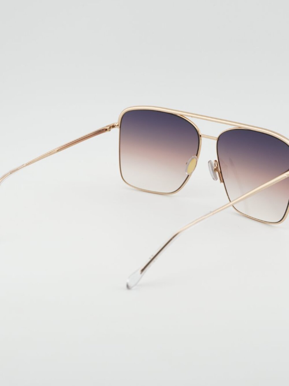 Isabel Marant IM 0118/S 0000 FF Sunglasses Gold Square Frame, Grey Lenses - Picture 2 of 9